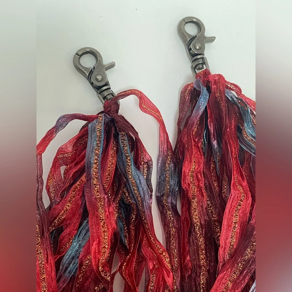 Burning Man Festival tassle belt accessory clips